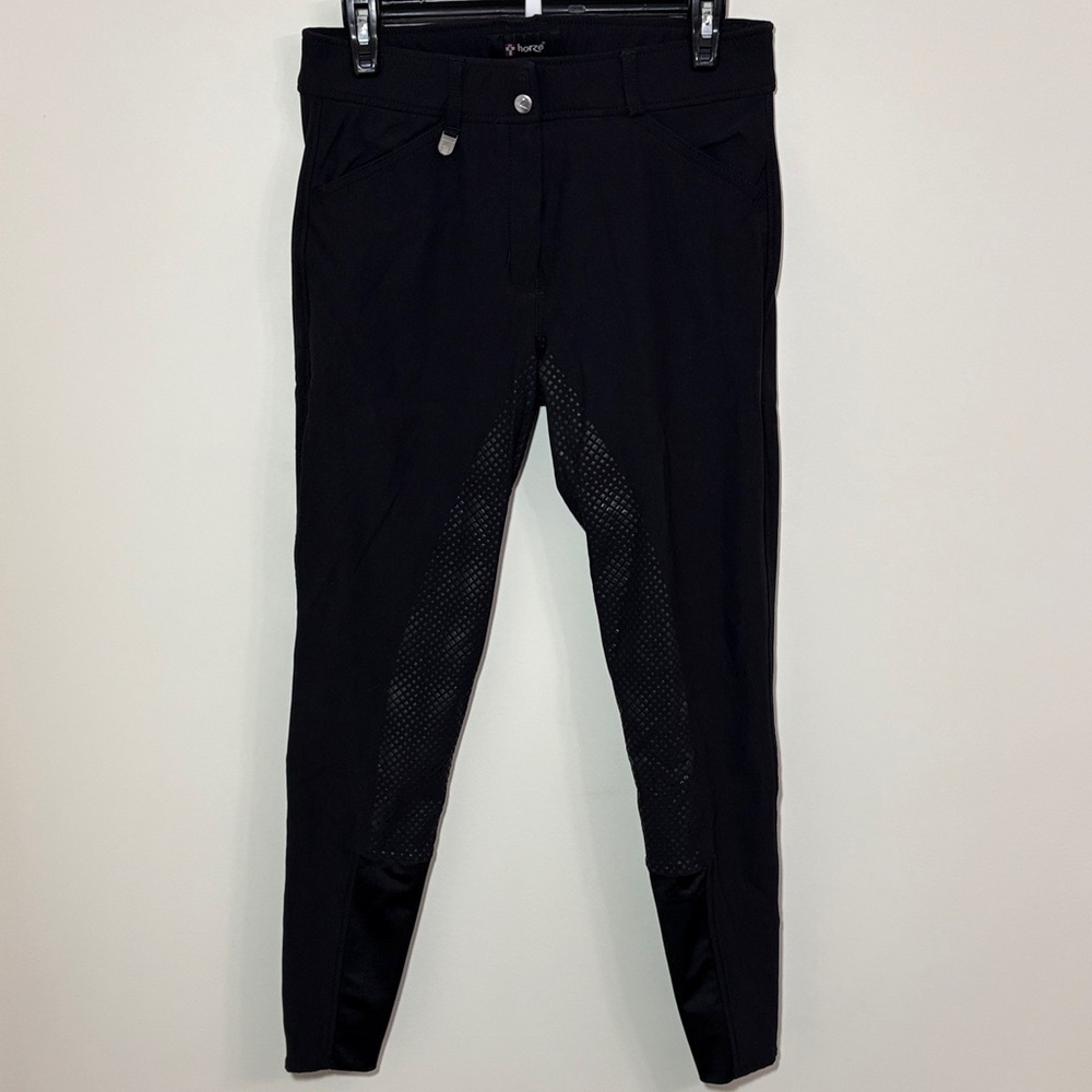 Horze Grand Prix Black Riding Pants